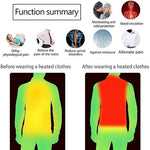 Heated Hoodie USB-Powered Five Heating Zones Adjustable Settings