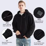 Heated Hoodie USB-Powered Five Heating Zones Adjustable Settings