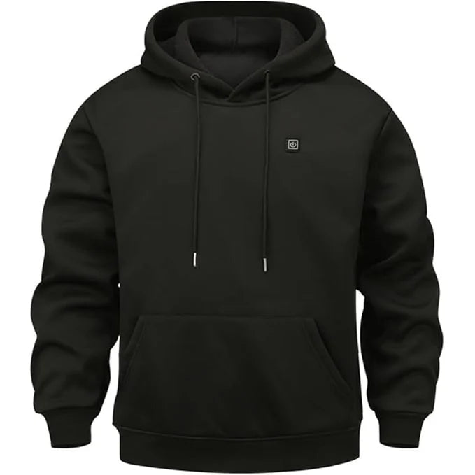 Heated Hoodie USB-Powered Five Heating Zones Adjustable Settings