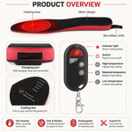 Heated Insoles Rechargeable With Wireless Remote Control