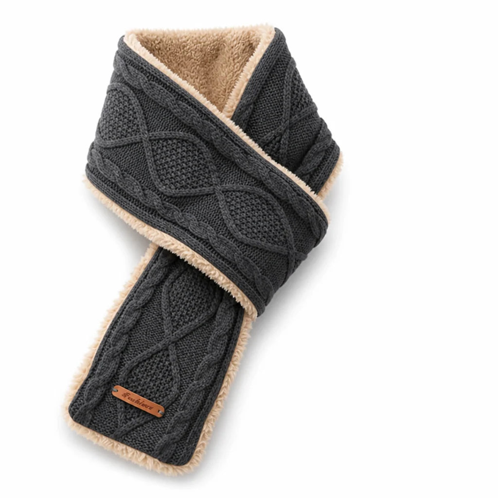 Heated Neck Warmer USB-C Rechargeable 3 Heat Settings Washable Cotton