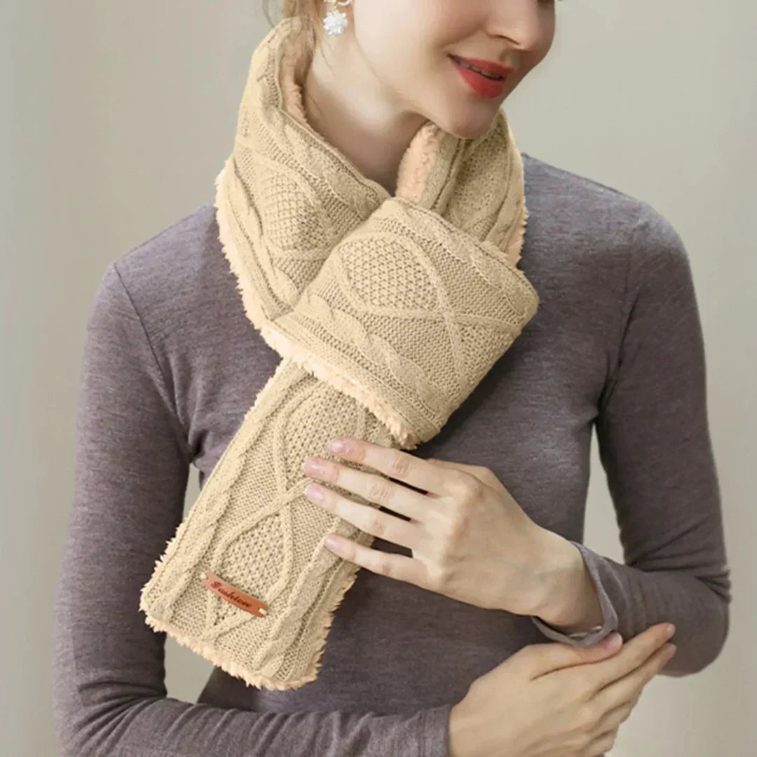 Heated Neck Warmer USB-C Rechargeable 3 Heat Settings Washable Cotton