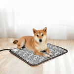 Heated Pet Mat Adjustable Temperature Waterproof Easy-Clean Surface