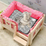 Heated Pet Mat Adjustable Temperature Waterproof Easy-Clean Surface