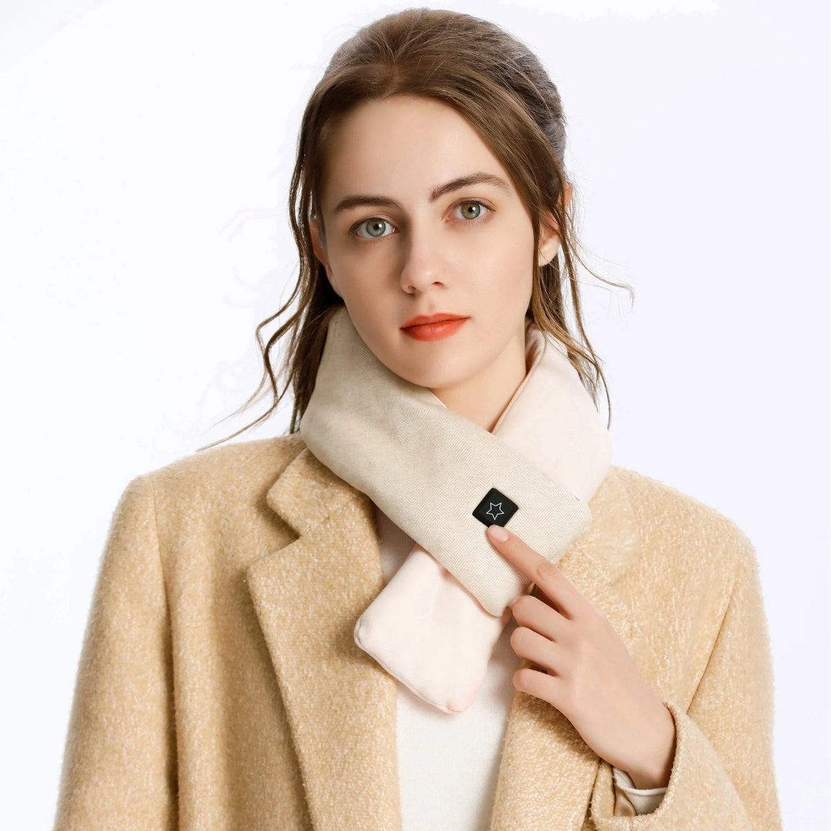 Heated Scarf USB-Powered Adjustable Heat Soft Cotton