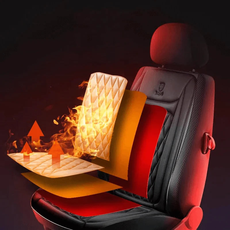 Heated Seat Cover Adjustable Temperature Overheat Protection