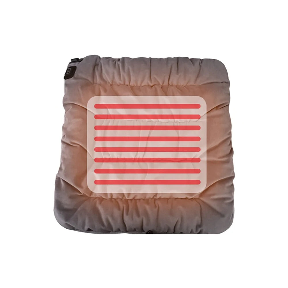 Heated Seat Cushion USB-Powered Three Heat Settings