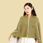 Heated Shawl Wrap USB-Powered Adjustable Heat Settings Washable Fleece