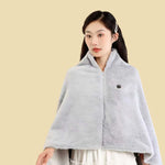 Heated Shawl Wrap USB-Powered Adjustable Heat Settings Washable Fleece