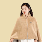 Heated Shawl Wrap USB-Powered Adjustable Heat Settings Washable Fleece