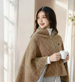 Heated Shawl Wrap USB-Powered Adjustable Heat Settings Washable Fleece