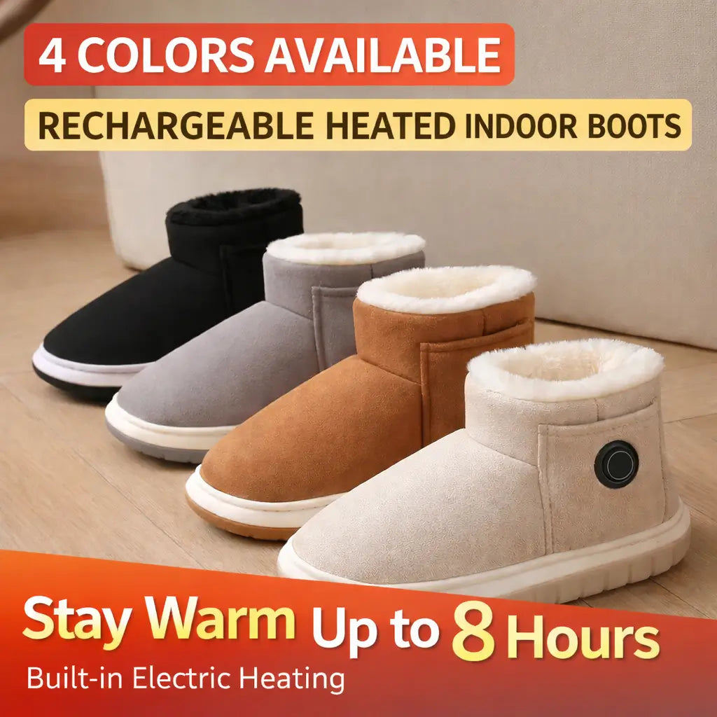 Heated Slippers 3 Heat Levels Anti-Slip Tread