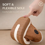 Heated Slippers Rechargeable Adjustable Heat Non-Slip Sole