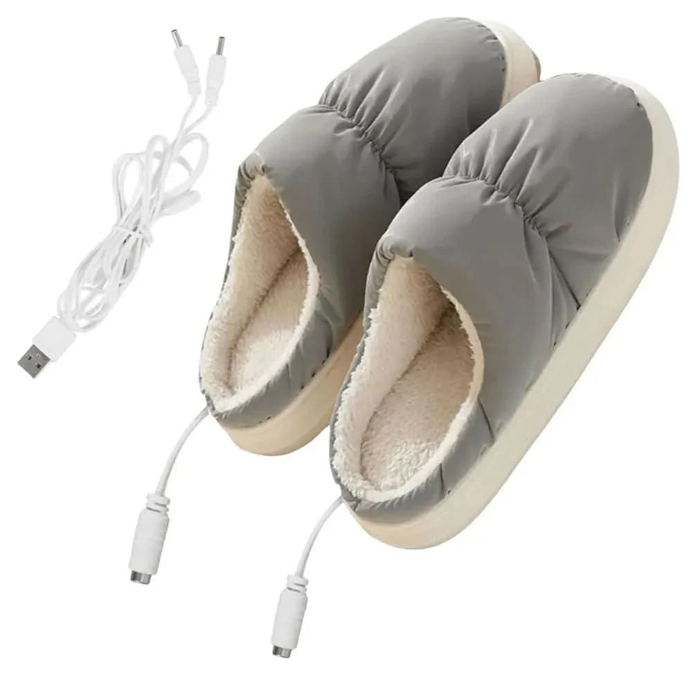 Heated Slippers Three Adjustable Heat Settings Insulated