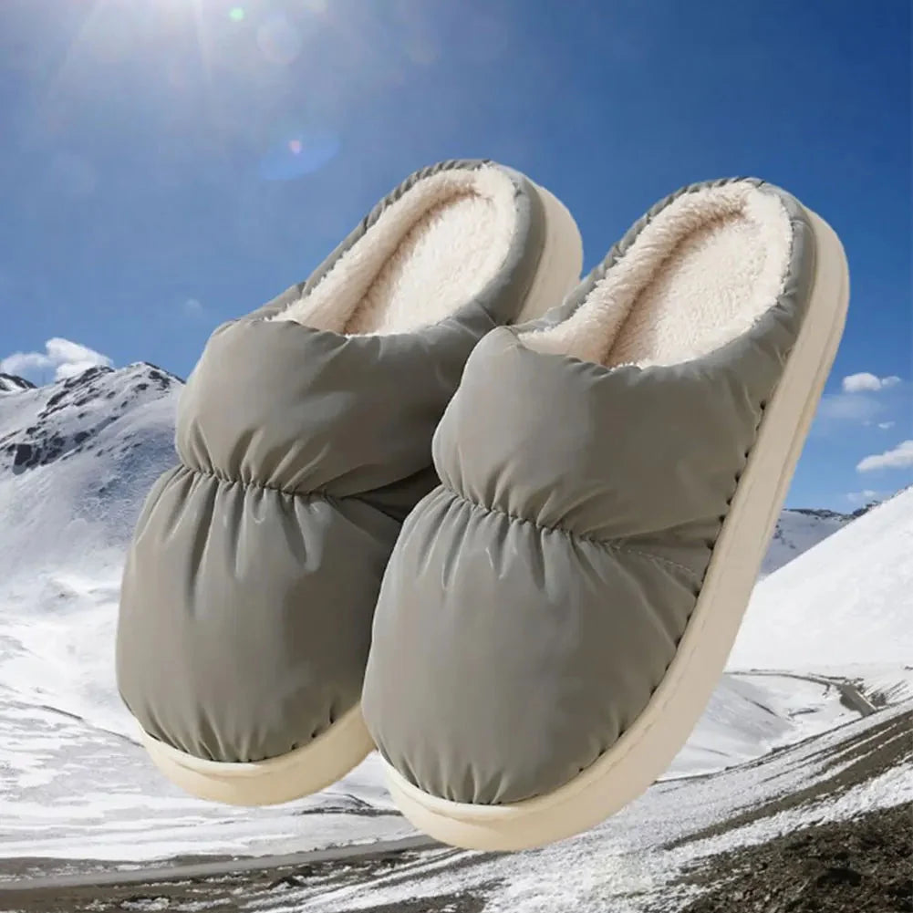 Heated Slippers USB-Powered Plush Lined With Steady Heat Control