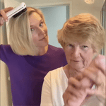 Heated Styling Brush Cordless Ceramic Bristles For Short Hair