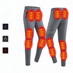 Heated Thermal Underwear Set USB Rechargeable 3 Heat Settings