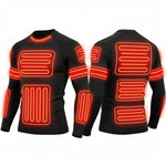 Heated Thermal Underwear Set USB Rechargeable 3 Heat Settings