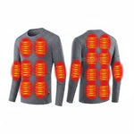 Heated Thermal Underwear Set USB Rechargeable 3 Heat Settings