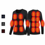 Heated Thermal Underwear Set USB Rechargeable 3 Heat Settings