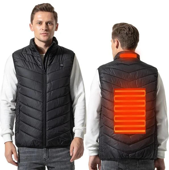 Heated Vest Adjustable Heat & 12-Hour Warmth