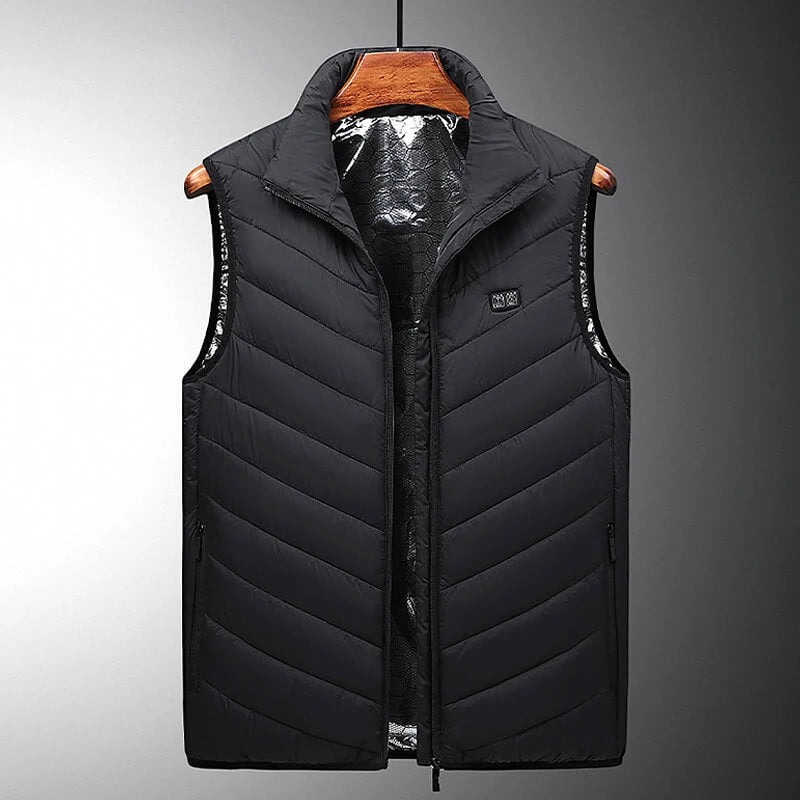 Heated Vest Graphene Zones USB-Powered Adjustable Heat