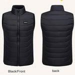 Heated Vest Rechargeable Multiple Heating Zones 4 Settings