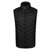 Heated Vest Slim Fit Carbon Fiber USB Powered