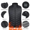Heated Vest USB Powered 3 Heat Levels Windproof Polyester