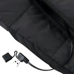 Heated Vest USB-Powered Nine Heating Zones Adjustable Heat Levels