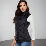 Heated Vest USB-Powered Nine Heating Zones Adjustable Heat Levels