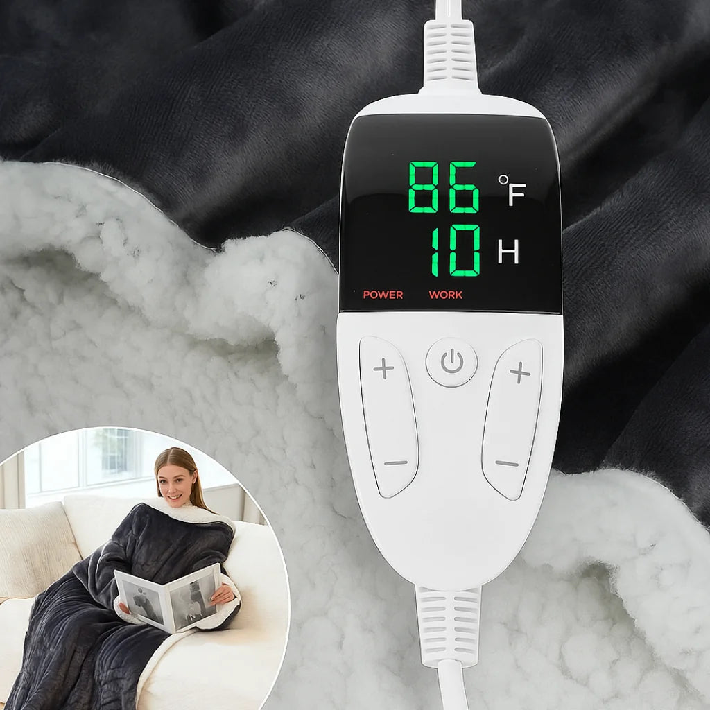 Heated Wearable Blanket Sleeves & Foot Pockets