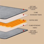 Heating Pad Microfleece 9 Heat Levels Auto Shutoff