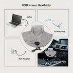 Heating Wrap Neck & Shoulder USB-Powered Adjustable Heat