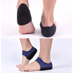 Heel Protector Sleeves Silicone Gel Cushioning Adjustable Strap Breathable Water-Resistant Design