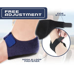 Heel Protector Sleeves Silicone Gel Cushioning Adjustable Strap Breathable Water-Resistant Design