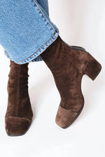 Heeled Boots Chunky Heel Side Zipper Non-Slip Sole