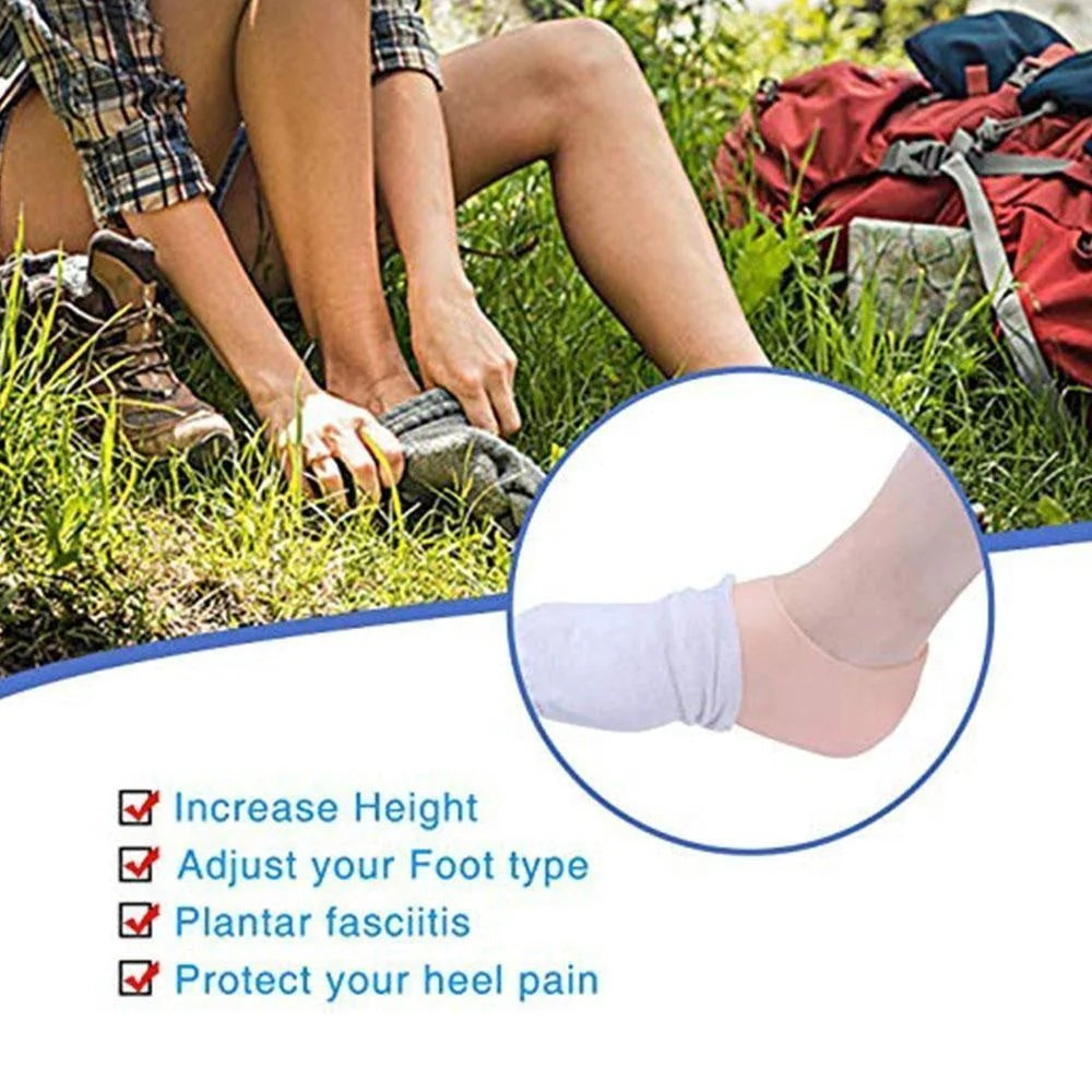 Height-Increasing Insoles Silicone Non-Slip Four Lift Levels