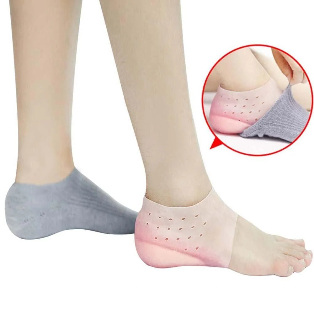 Height-Increasing Insoles Silicone Non-Slip Four Lift Levels