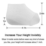Height-Increasing Insoles Silicone Non-Slip Four Lift Levels