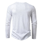 Henley Shirt 100% Cotton Slim Fit Lightweight