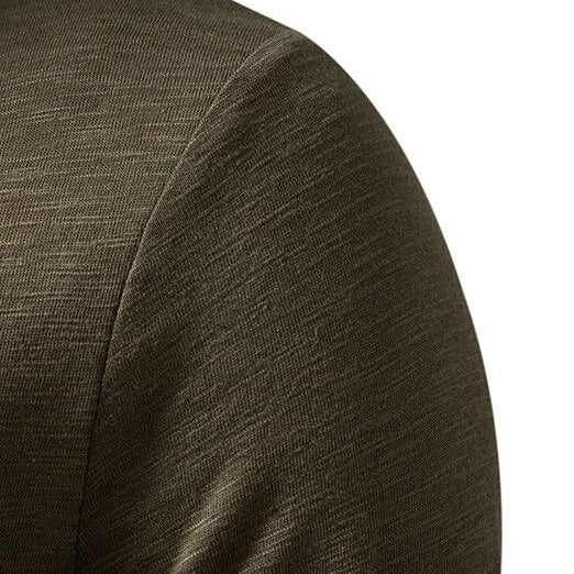 Henley Shirt 100% Cotton Slim Fit Lightweight