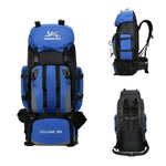 Hiking Backpack Waterproof Lightweight 90L Capacity