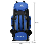 Hiking Backpack Waterproof Lightweight 90L Capacity