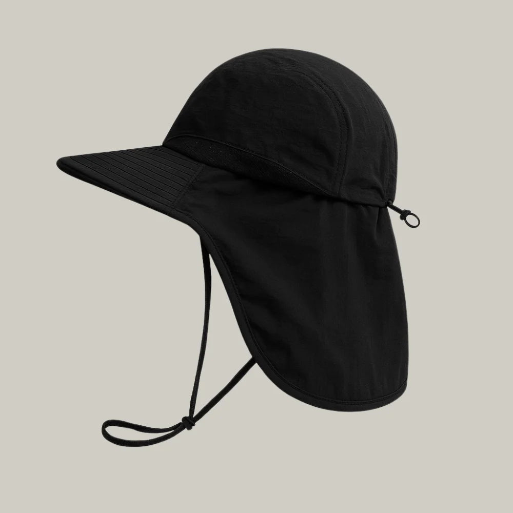 Hiking Hat Wide Brim Breathable Mesh Adjustable Chin Strap
