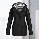 Hiking Jacket Waterproof Lightly Padded Adjustable Fit & Pockets