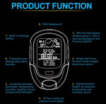 Hiking Navigation Device 4-In-1 Swiss Sensor Water-Resistant
