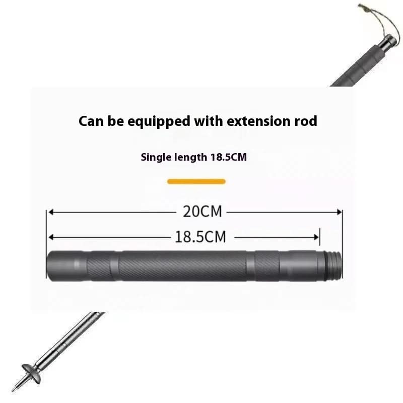 Hiking Pole Integrated Multitool Adjustable Length