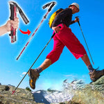 Hiking Poles Aluminum Foldable Quick-Lock EVA Foam Grip