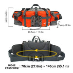 Hiking Waist Bag Waterproof Durable Nylon